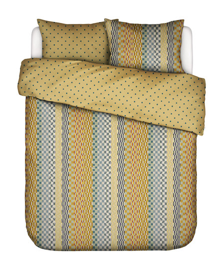 Essenza Stach Duvet dekbedovertrek 1p set 140x220 Autumn yellow