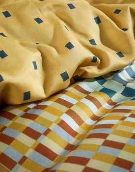 Essenza Stach Duvet dekbedovertrek 2p set 200x220 Autumn yellow