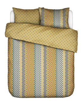 Essenza Stach Duvet dekbedovertrek 2p set 200x220 Autumn yellow