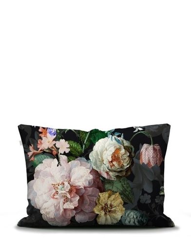 Essenza Essenza Fleur Festive Kussensloop 60x70 Blooming black afbeelding