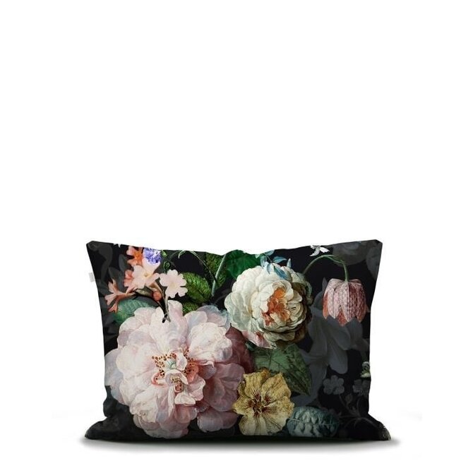 Essenza Fleur Festive Kussensloop 60x70 Blooming black