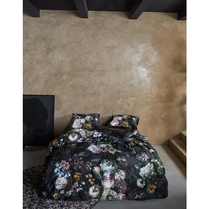 Essenza Fleur Festive Kussensloop 60x70 Blooming black