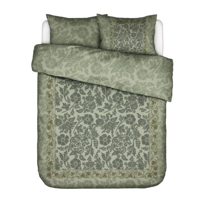 Essenza Maere Duvet dekbedovertrek 2p set 260x220 Comforting green