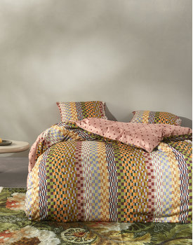 Essenza Stach Duvet dekbedovertrek 2p set 200x220 Antique pink