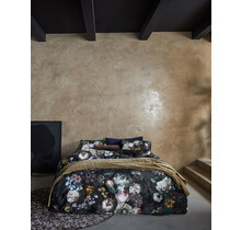 Essenza Fleur Festive Duvet dekbedovertrek 1p set 140x220 Blooming black