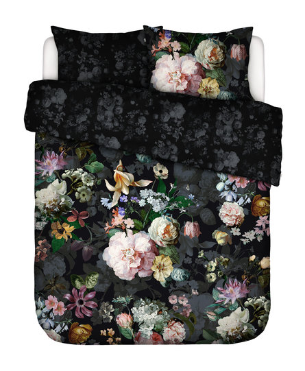 Essenza Fleur Festive Duvet dekbedovertrek 2p set 200x220 Blooming black