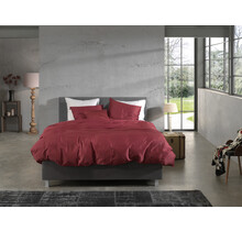 Zo Home Satinado Dekbedovertrek 140x200/220 Spicy Red
