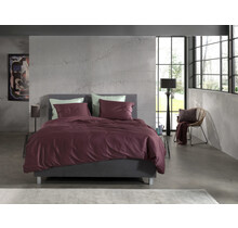 Zo Home Satinado Dekbedovertrek 200x200/220 Mauve Lilac