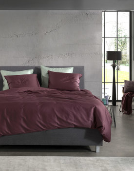 Zo Home Satinado Dekbedovertrek 200x200/220 Mauve Lilac