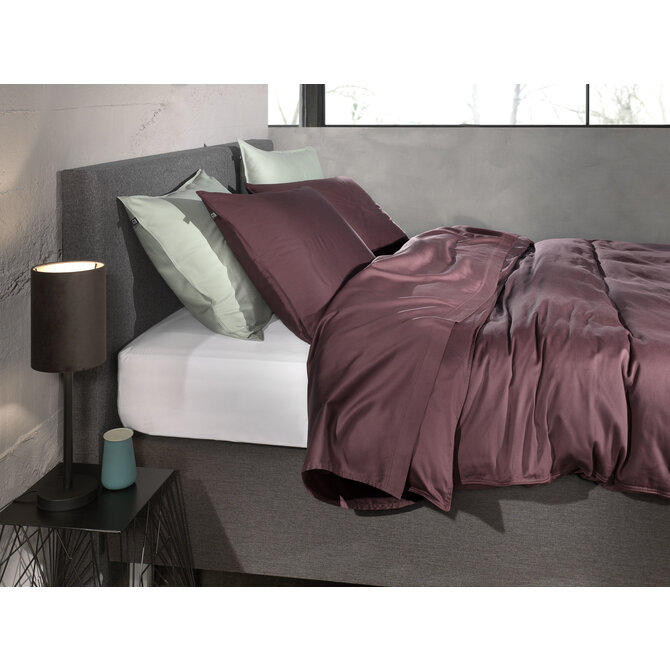 Zo Home Satinado Dekbedovertrek 200x200/220 Mauve Lilac