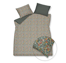 Vandyck PURE 65 satin flower 1-persoons (140x200/220) multi