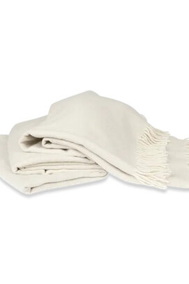 Kayori Tibet   Sprei   Linnen   150x250   Off White