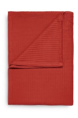 Heckett & Lane Wafel Plaid 180x260 Fiery Red