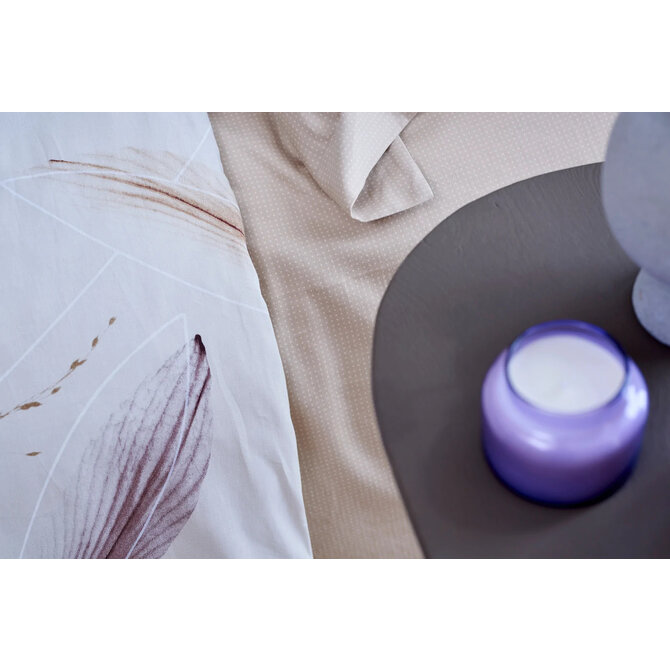 Vandyck LIGHT FEATHER Kussensloop (60x70) cream tan