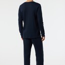 Schiesser Schiesser Pyjama Long dark blue 178109 54/XL