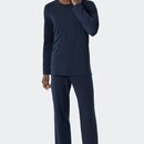 Schiesser Schiesser Pyjama Long dark blue 178116 52/L