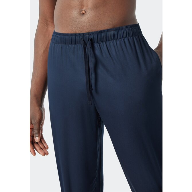 Schiesser Pyjama Long dark blue 178337 54/XL