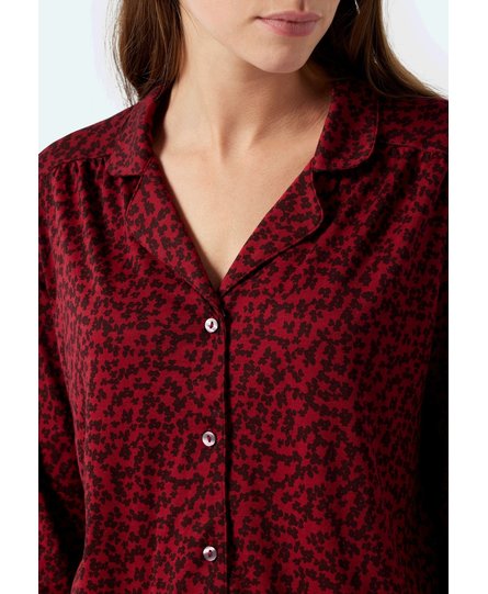 Schiesser Pyjama Long 178056 wine red 38/M