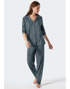 Schiesser Pyjama Long 178056 dark blue 40/L