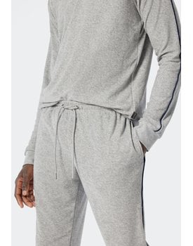 Schiesser Pyjama Long grey melange 178036 56/XXL