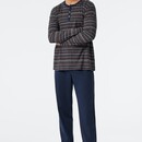 Schiesser Schiesser Pyjama Long dark grey mel. 178104 48/S