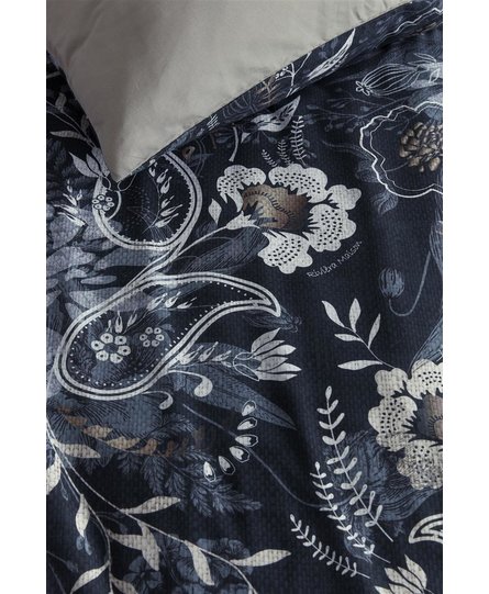 Rivièra Maison Floral Paisley Dekbedovertrek 240x200/220 cm   Dark Blue