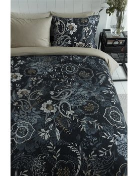 Rivièra Maison Floral Paisley Dekbedovertrek 240x200/220 cm   Dark Blue