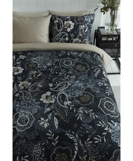 Rivièra Maison Floral Paisley Dekbedovertrek 240x200/220 cm   Dark Blue