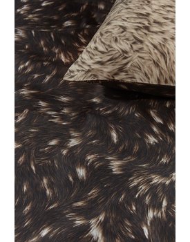 Rivièra Maison Fauxy Fur Dekbedovertrek 240x200/220 cm   Brown