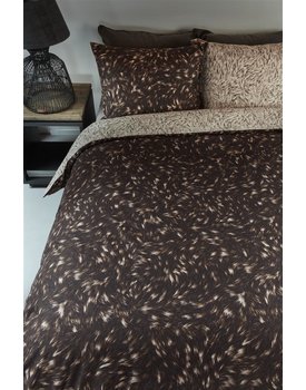 Rivièra Maison Fauxy Fur Dekbedovertrek 240x200/220 cm   Brown