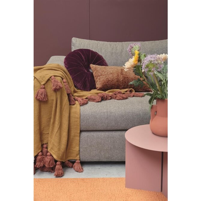 KAAT Amsterdam Advance Plaid - Okergeel 130 x 170 cm KAAT Amsterdam Advance Plaid - Okergeel 130 x 170 cm