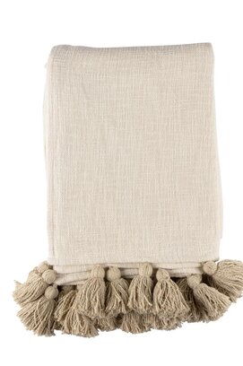 KAAT Amsterdam Advance Plaid - Natural 130 x 170 cm