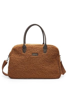 Essenza Megan Teddy Bag L: 50 - W: 20 - H: 30 Leather brown