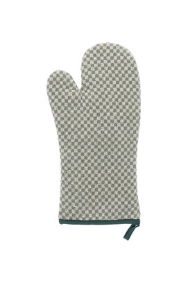 Bunzlau Castle Small Check ovenwant 20x37 Dark Green