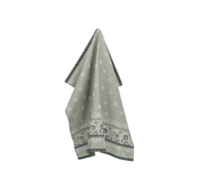 Bunzlau Castle Theedoek Belle Fleur Dark Green