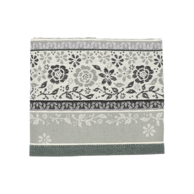 Bunzlau Castle Theedoek Belle Fleur Dark Green