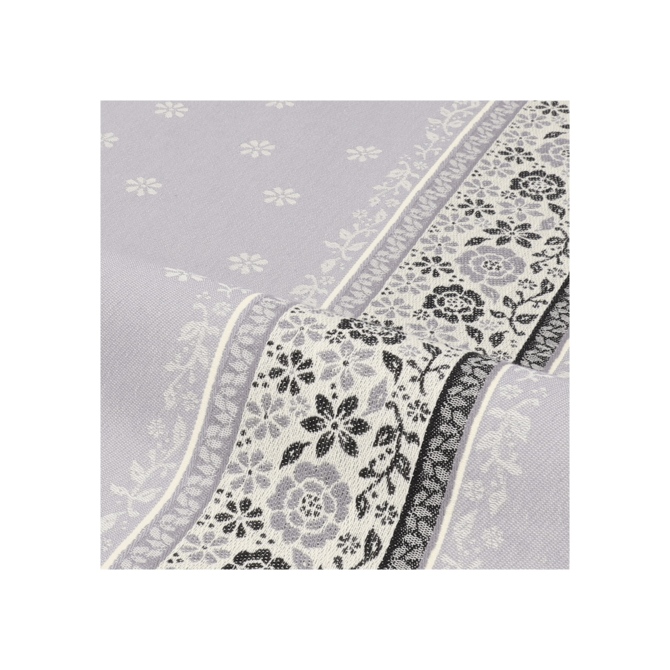 Bunzlau Castle Belle Fleur theedoek 65x65 Grey