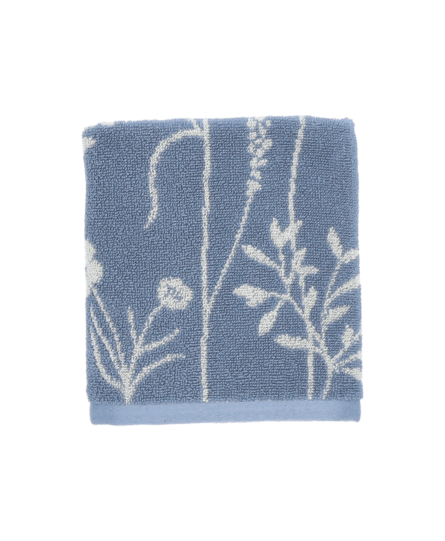 Bunzlau Castle Keukendoek Wild Flowers Grey-Blue