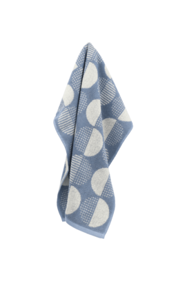 Bunzlau Castle Keukendoek Dots Grey-Blue