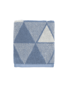 Bunzlau Castle Keukendoek Triangles Grey-Blue