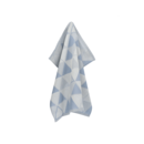 Bunzlau Castle Bunzlau Castle Theedoek Triangles Grey-Blue