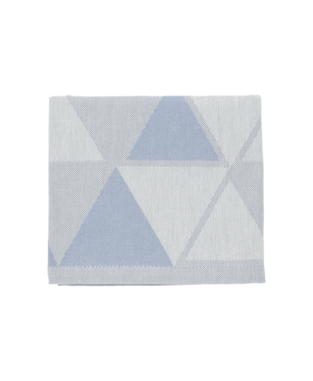 Bunzlau Castle Theedoek Triangles Grey-Blue