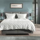 Heckett & Lane Yellow Como III Dekbedovertrek 200x200/220 White