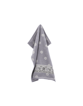 Bunzlau Castle Keukendoek Belle Fleur Grey