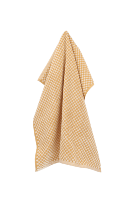 Bunzlau Castle Keukendoek Small Check Yellow