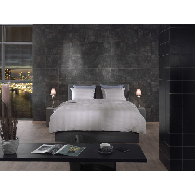 Yellow Arrezo Dekbedovertrek 200x200/220 vapor grey