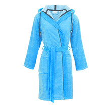 Carl Ross dames badjas 570310 steelblue/off-white XS