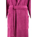 Cawö Cawö Dames Badjas met Sjaalkraag 806 - Beere  48/50