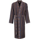 Cawö Cawö Heren Kimono Badjas extra licht 2508 - Tabak  48
