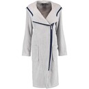 Cawö Cawö Dames Badjas Ritssluiting 6116 - Platin Navy  S